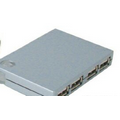 USB V2.0 4-Port Hub with Built-In Swivel